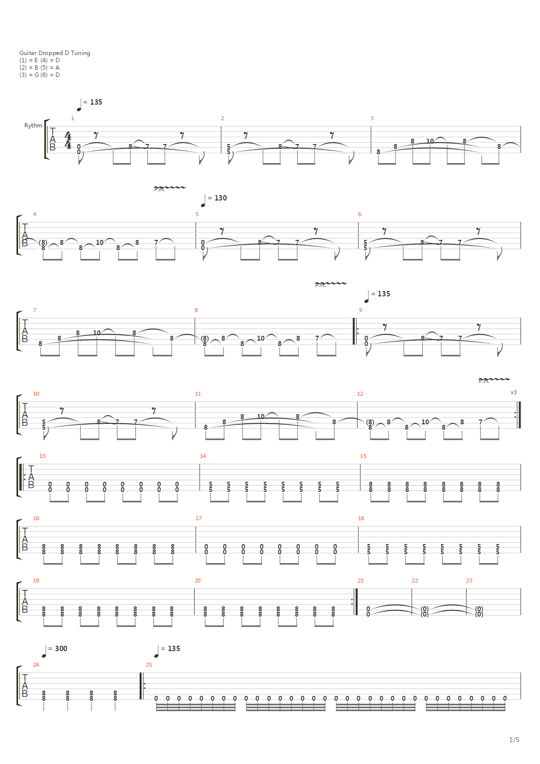 Armia吉他谱