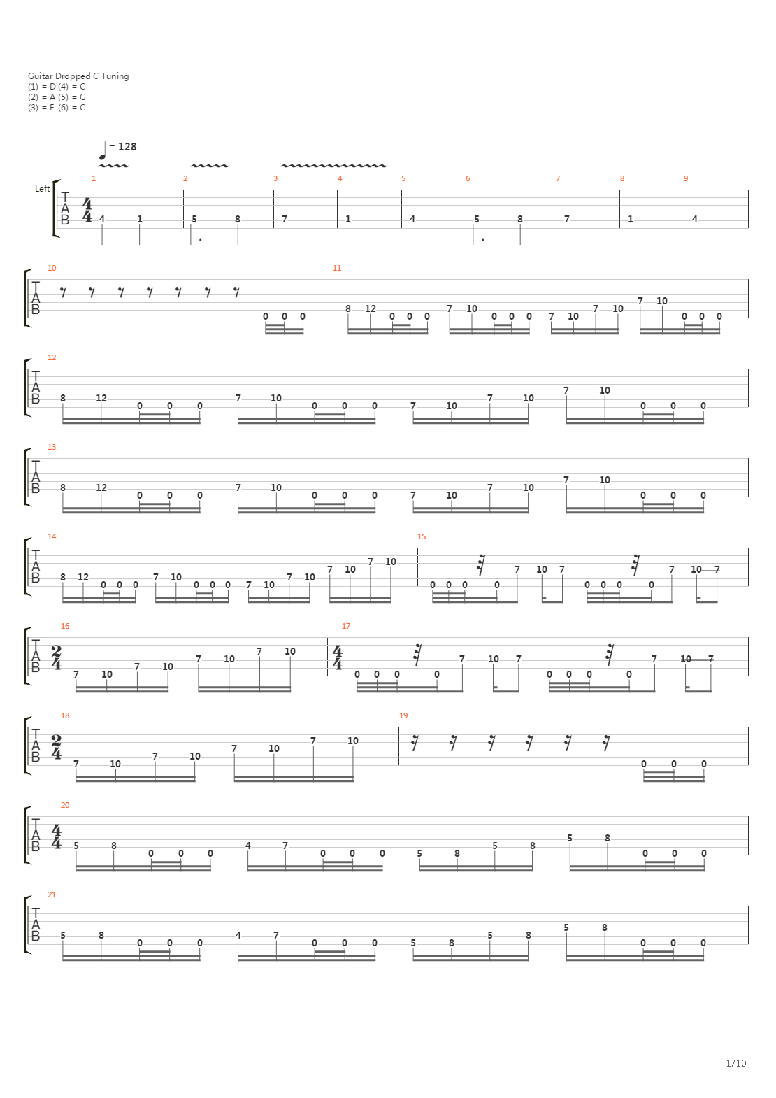 The Legend Of The Rent Was Way Hardcore吉他谱