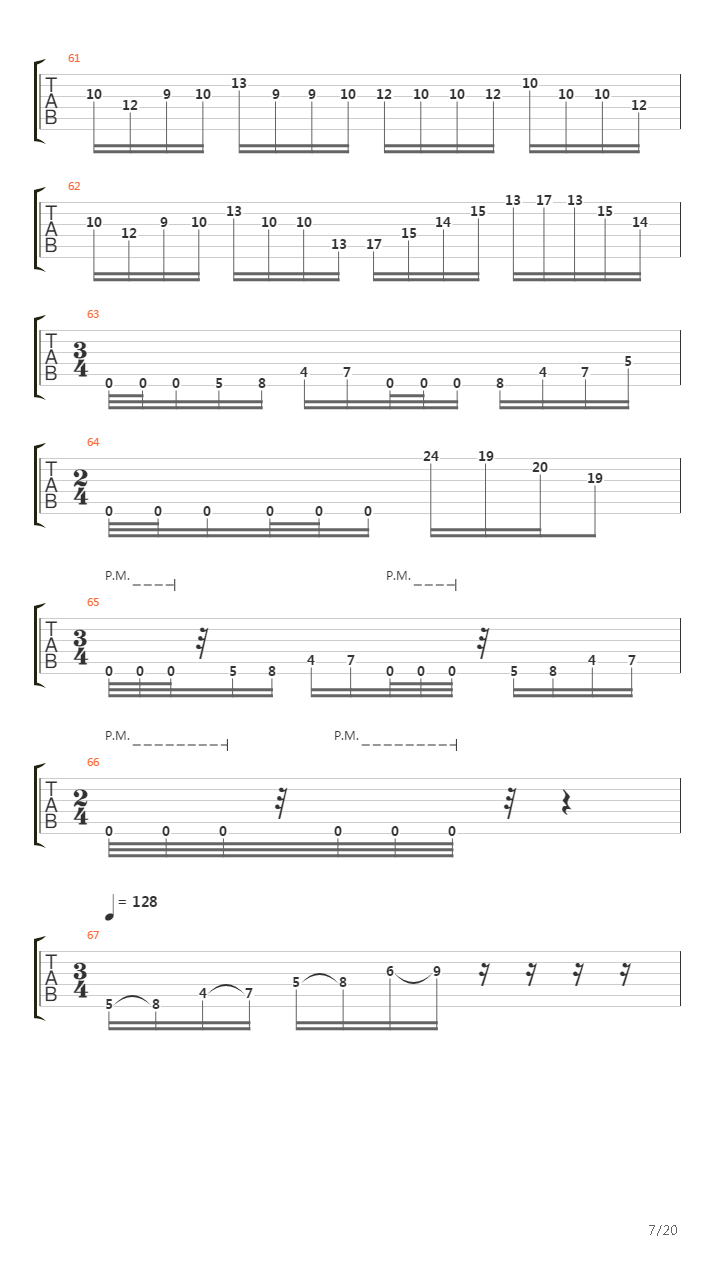 The Legend Of The Rent Was Way Hardcore吉他谱