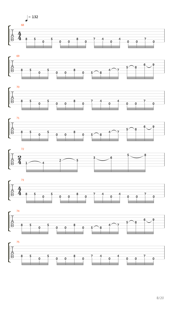 The Legend Of The Rent Was Way Hardcore吉他谱