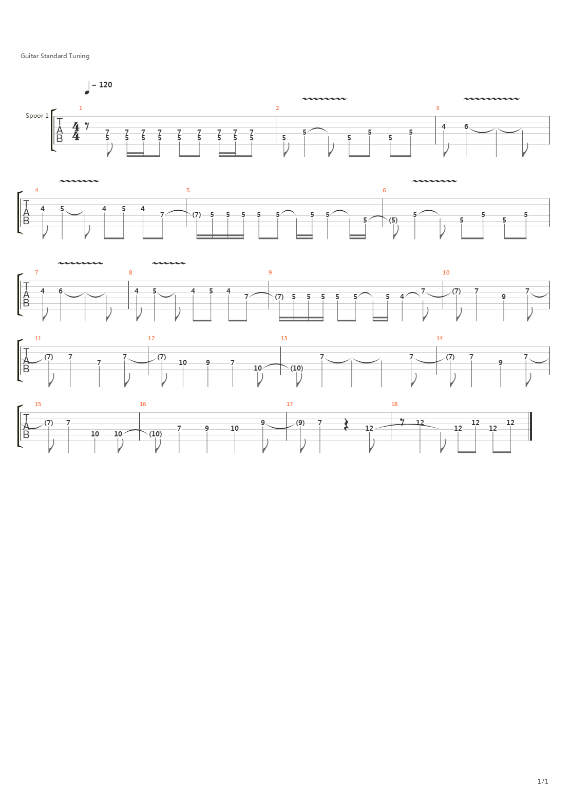 Blackadder吉他谱