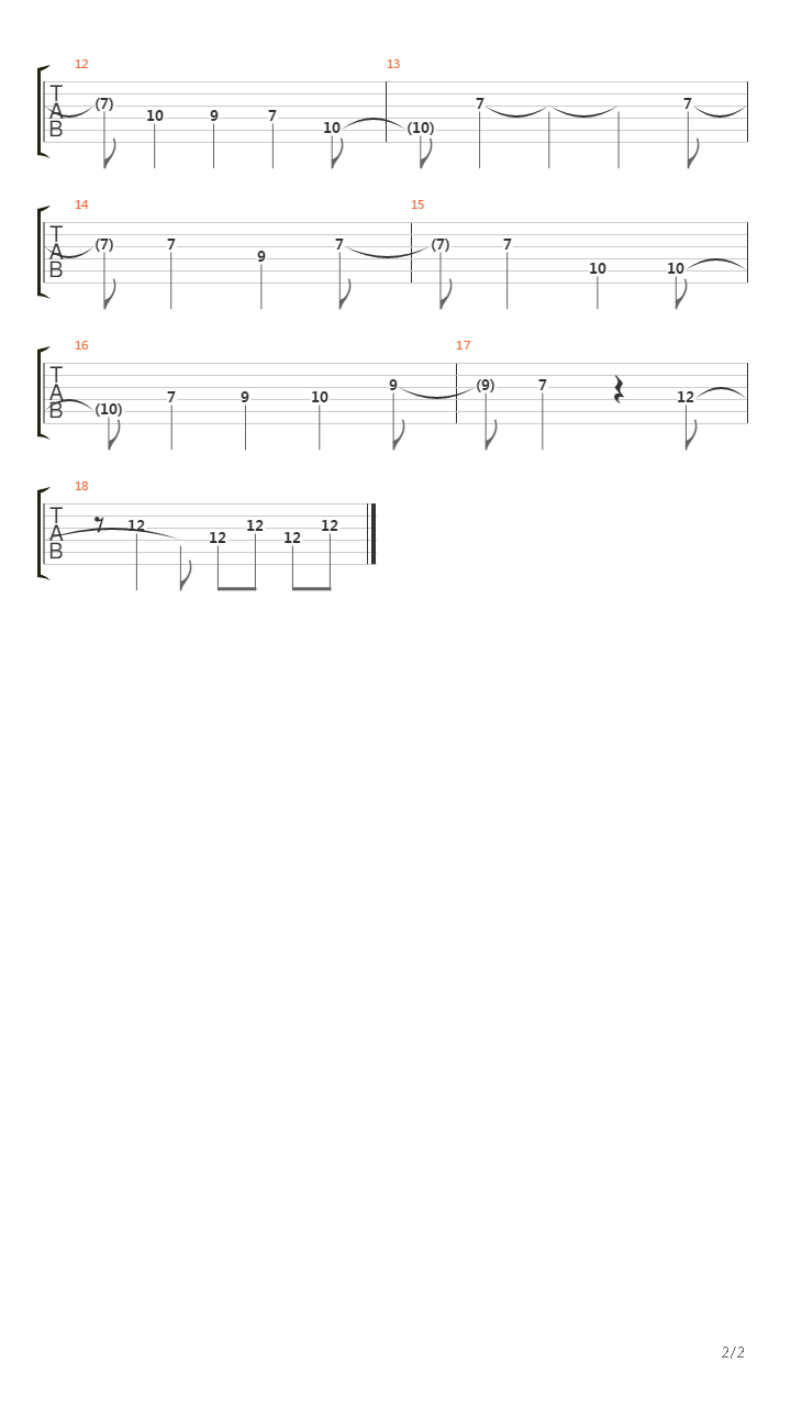 Blackadder吉他谱