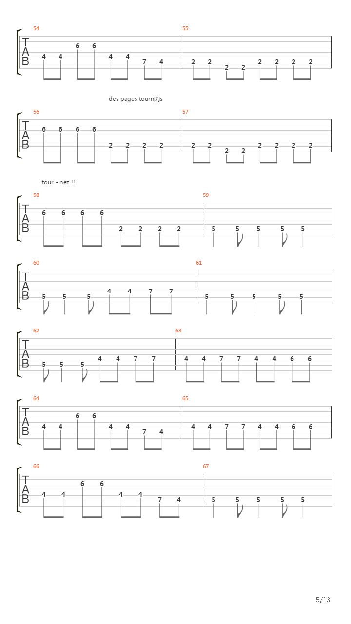 Stalag Tilt吉他谱