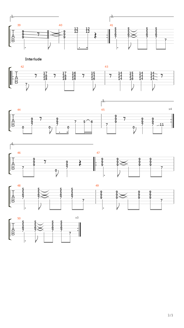 30 Days In The Hole吉他谱