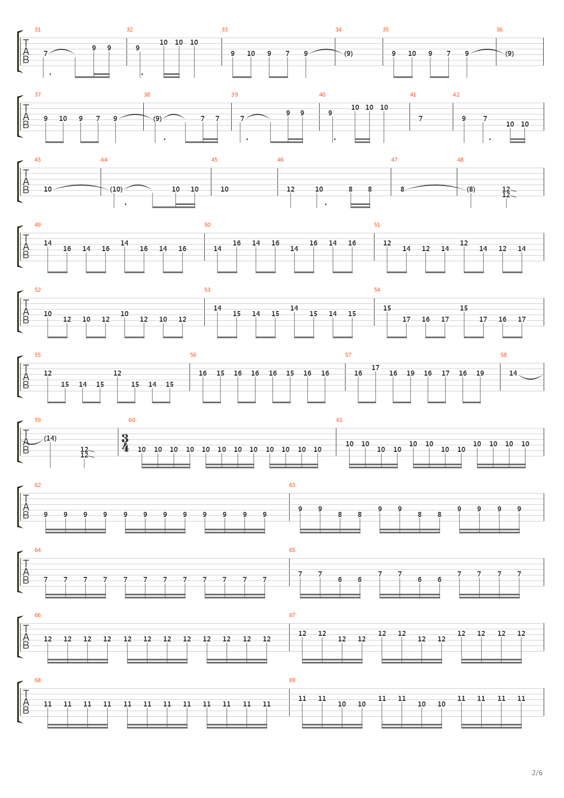 A Coming Race Ver 2吉他谱