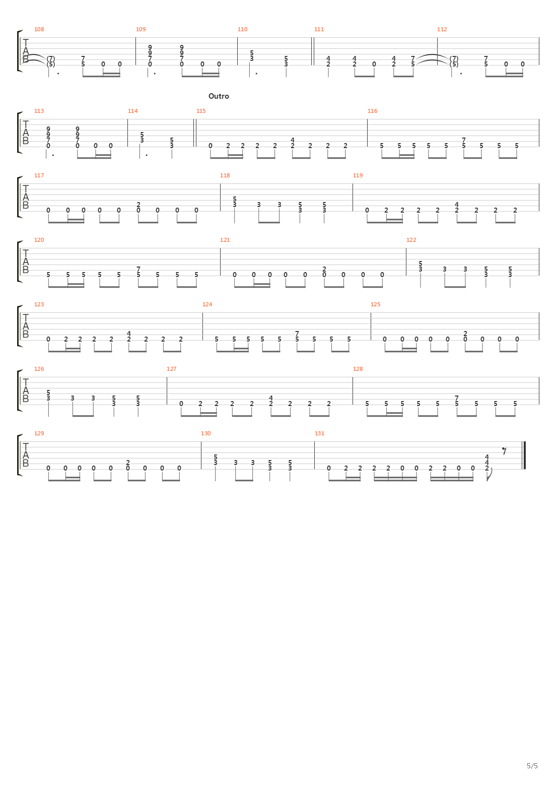 Divide And Devour吉他谱