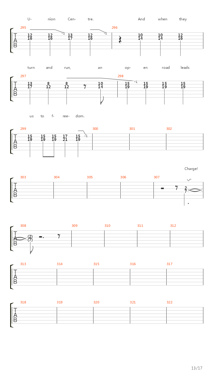 High Water Mark (Gettysburg 1863)吉他谱