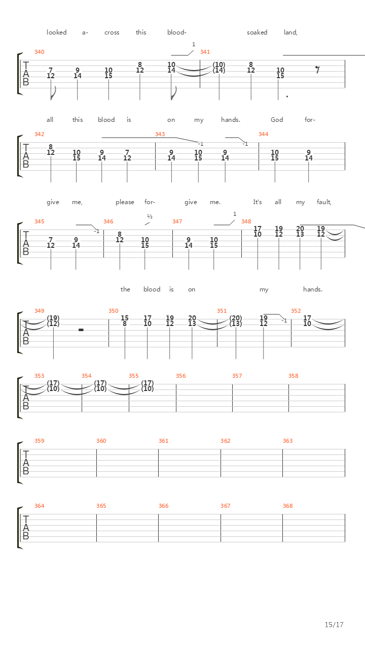 High Water Mark (Gettysburg 1863)吉他谱