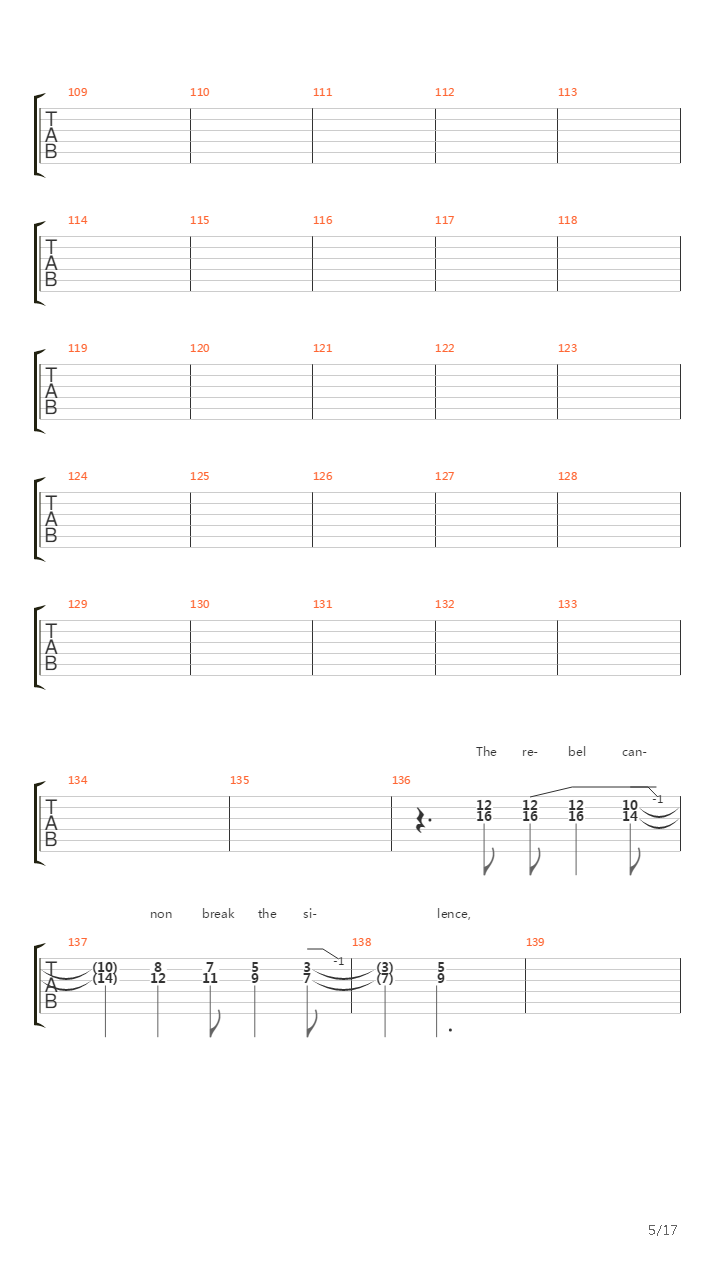 High Water Mark (Gettysburg 1863)吉他谱