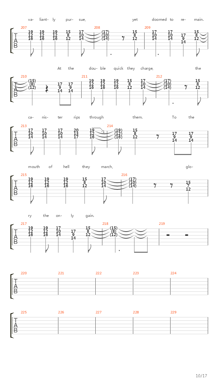 High Water Mark (Gettysburg 1863)吉他谱