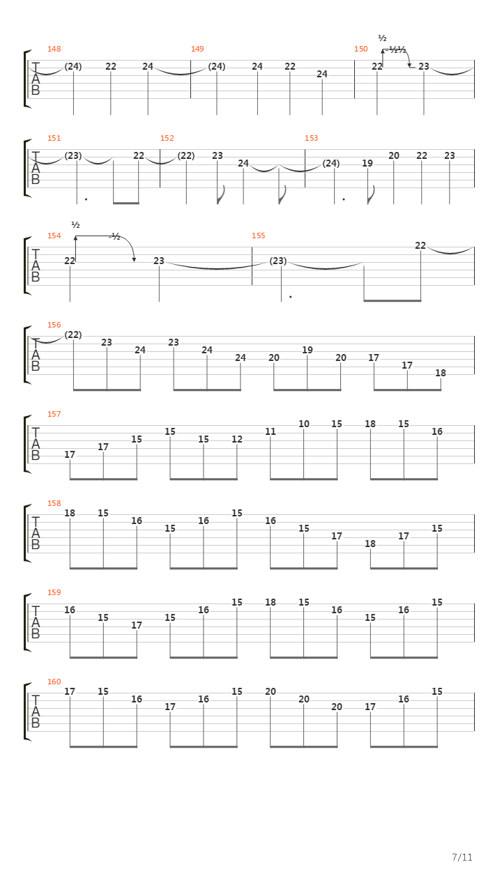 Rat Race吉他谱