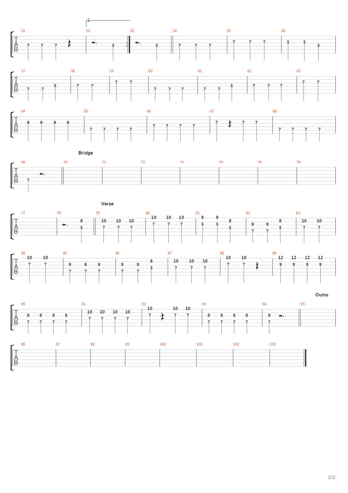 Merseburger Zaubersprüche II吉他谱