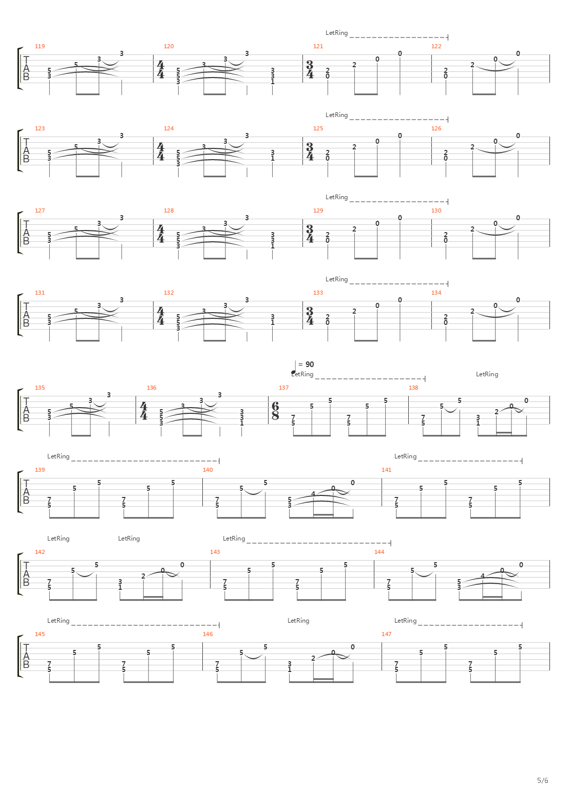 The Initation吉他谱