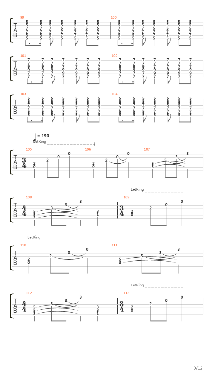 The Initation吉他谱