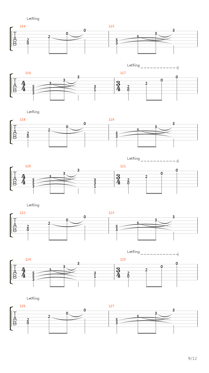 The Initation吉他谱