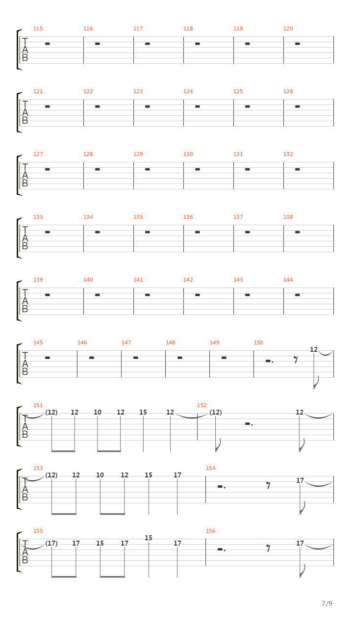 Murders In The Rue Morgue吉他谱