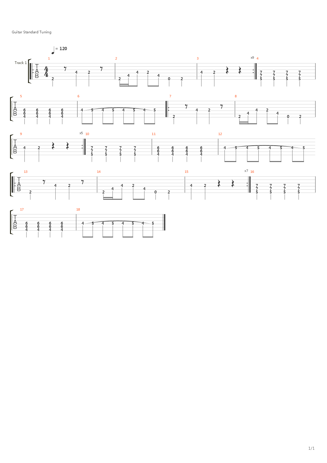 Lazaretto吉他谱