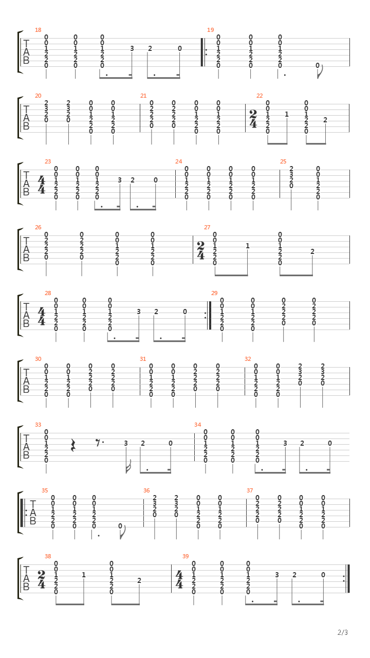 La Fille Du Père Noël (With Bass)吉他谱