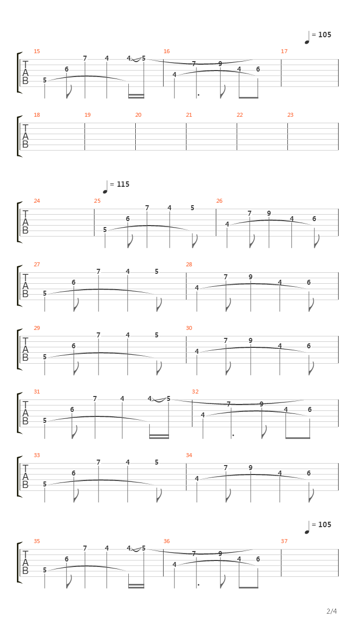 Vulkani吉他谱