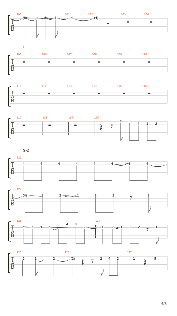 Akai Tsuki吉他谱