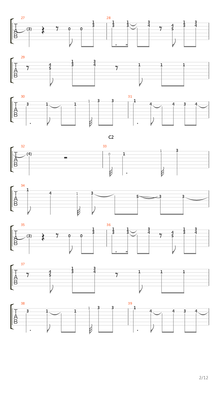 Sakura吉他谱