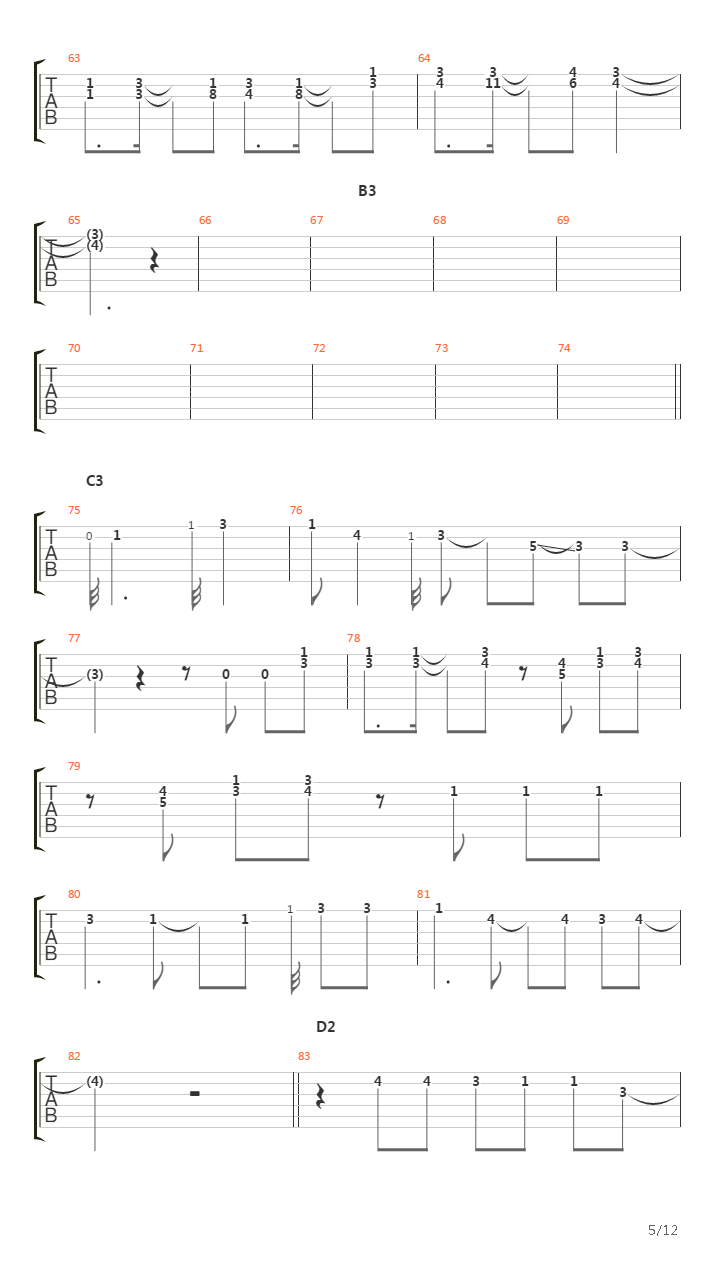 Sakura吉他谱