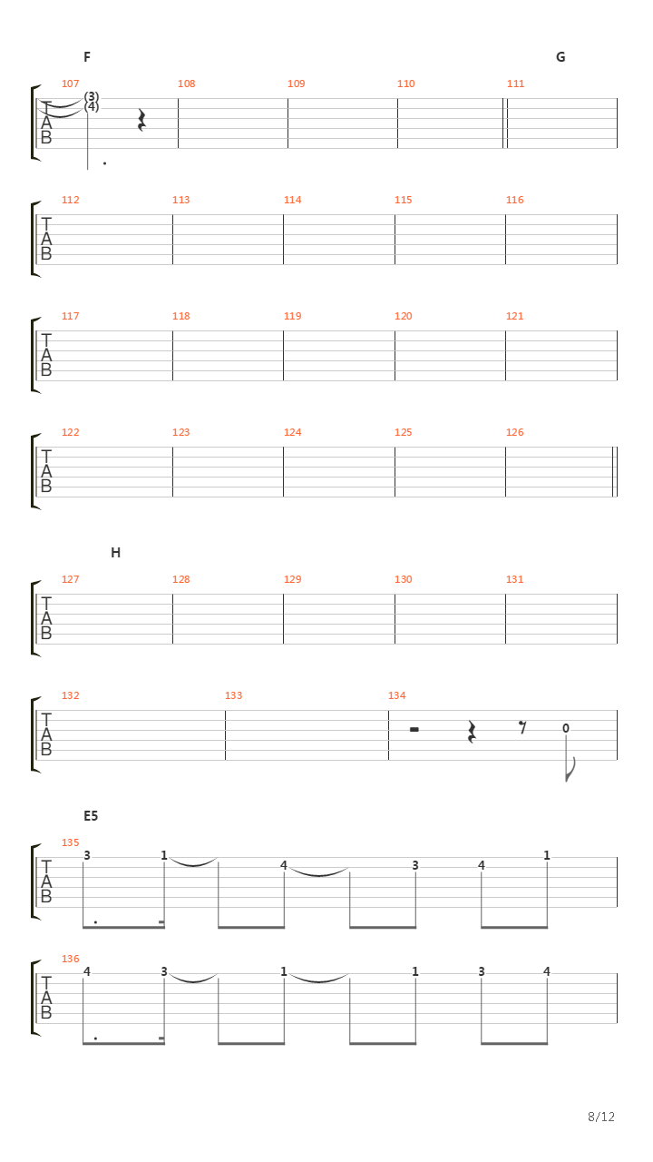 Sakura吉他谱