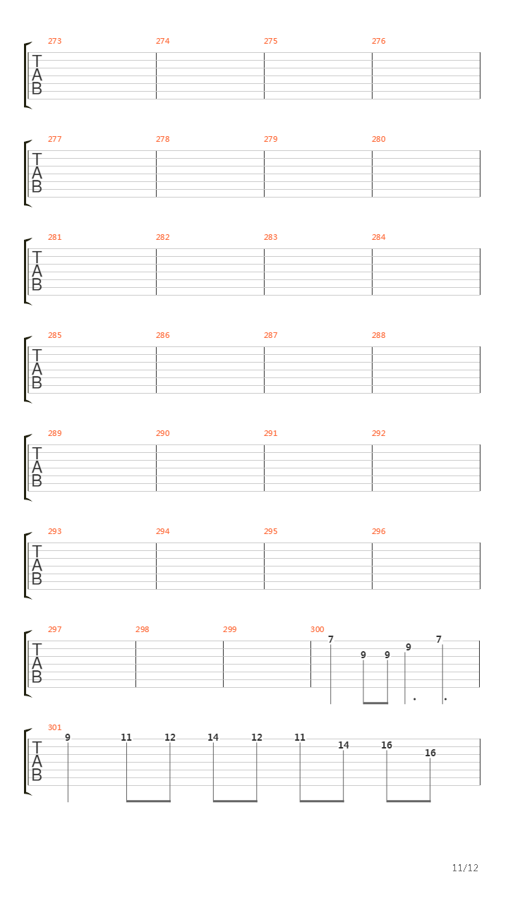 Enf Of The Beginning(Ver3)吉他谱