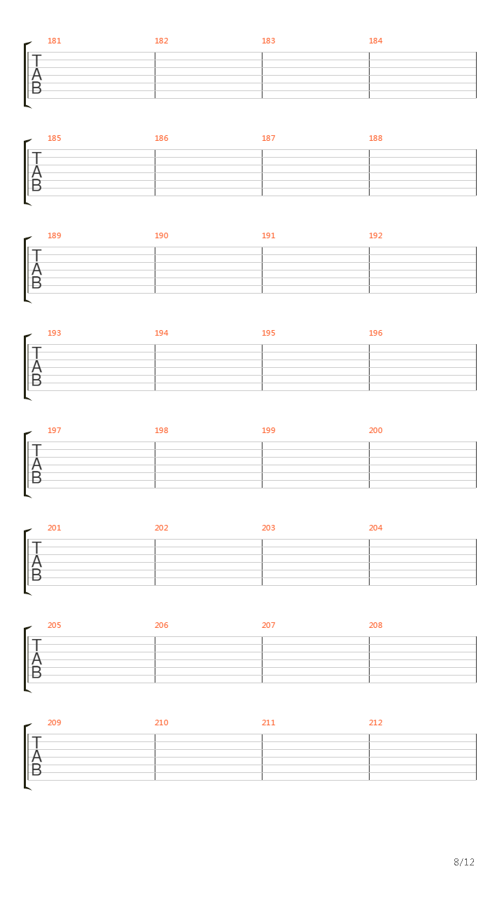 Enf Of The Beginning(Ver3)吉他谱