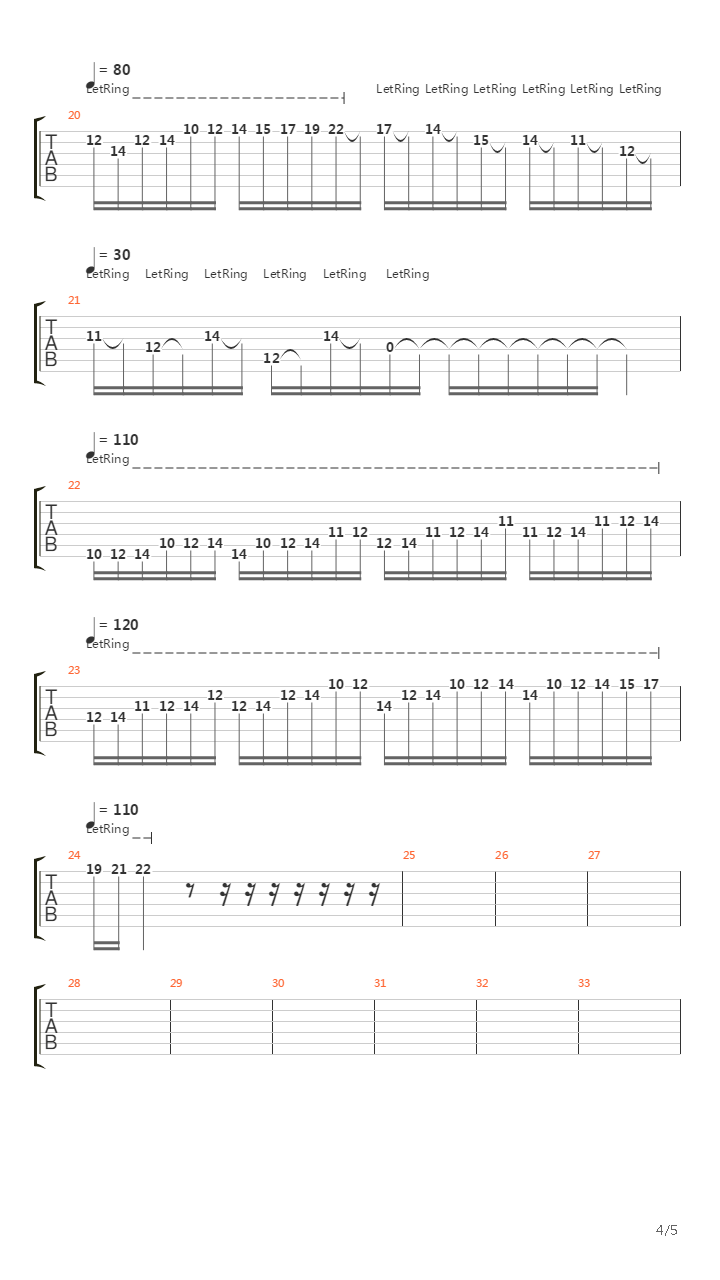 Serrana (Intro)吉他谱