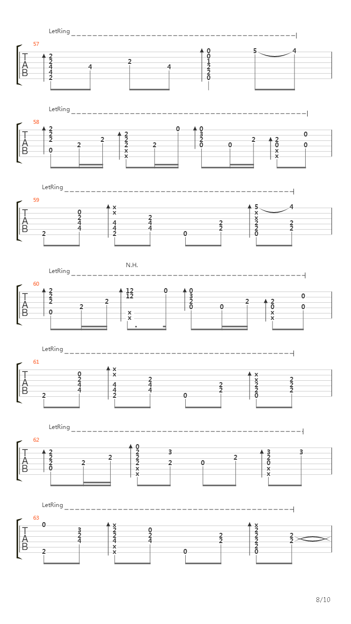 Trumpets (Fingerstyle Tab)吉他谱