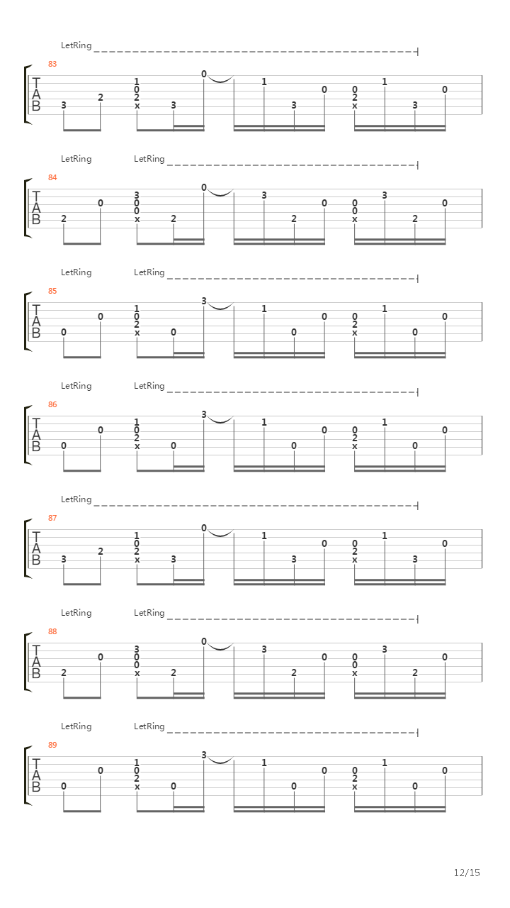 Details In The Fabric吉他谱