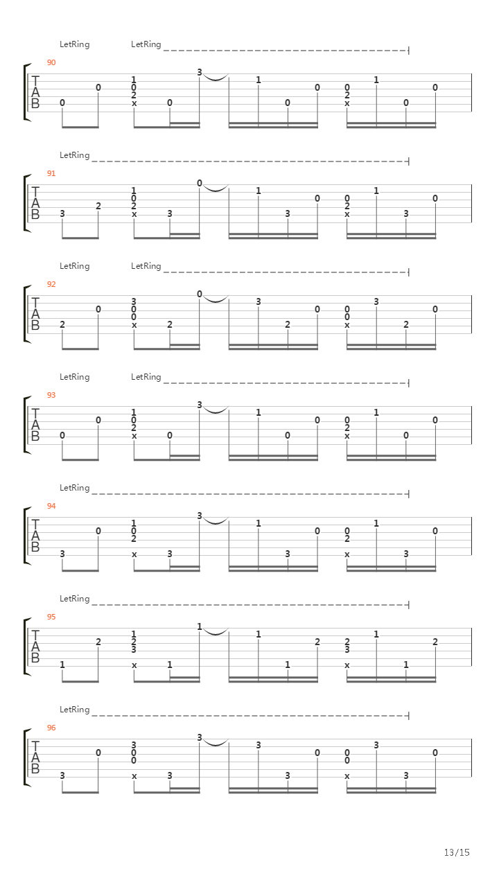 Details In The Fabric吉他谱