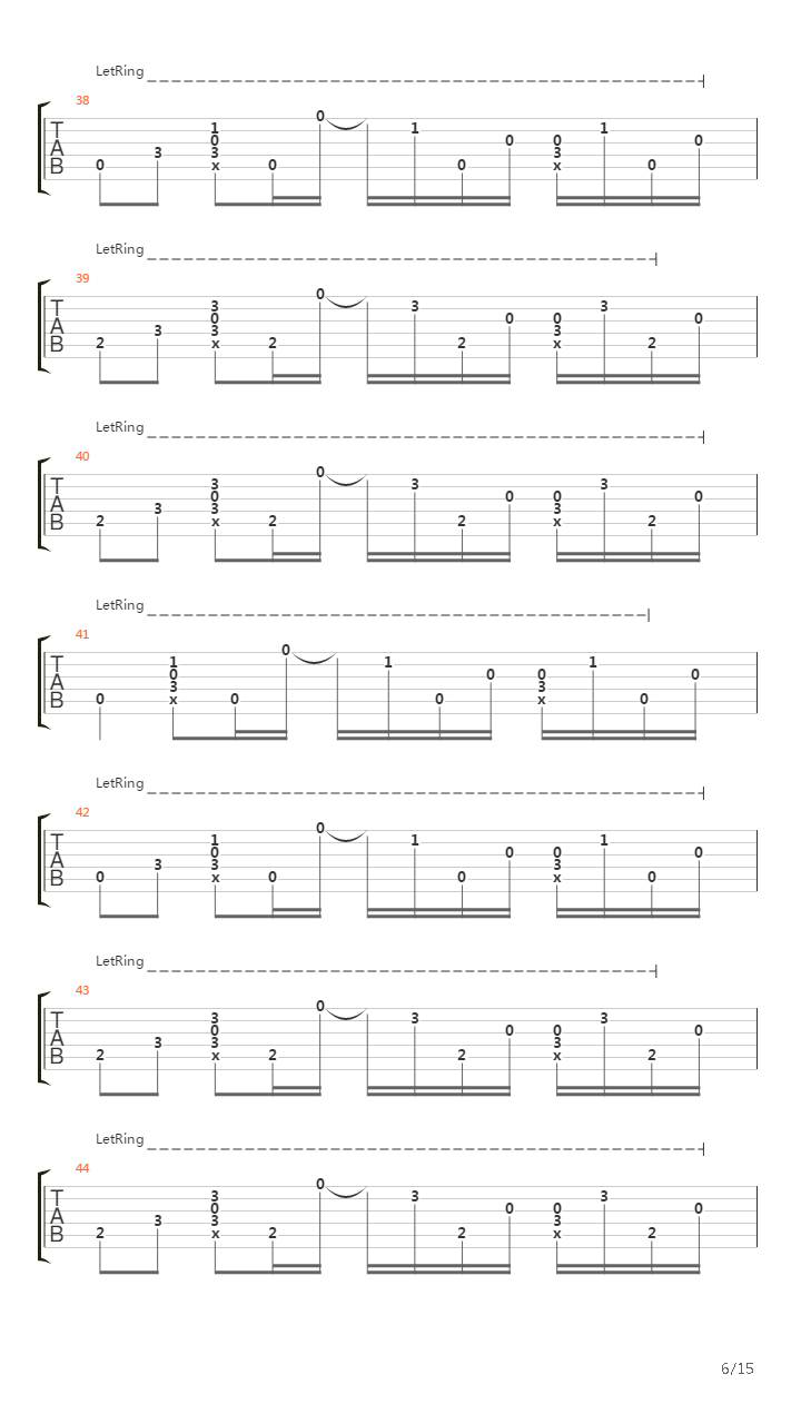 Details In The Fabric吉他谱