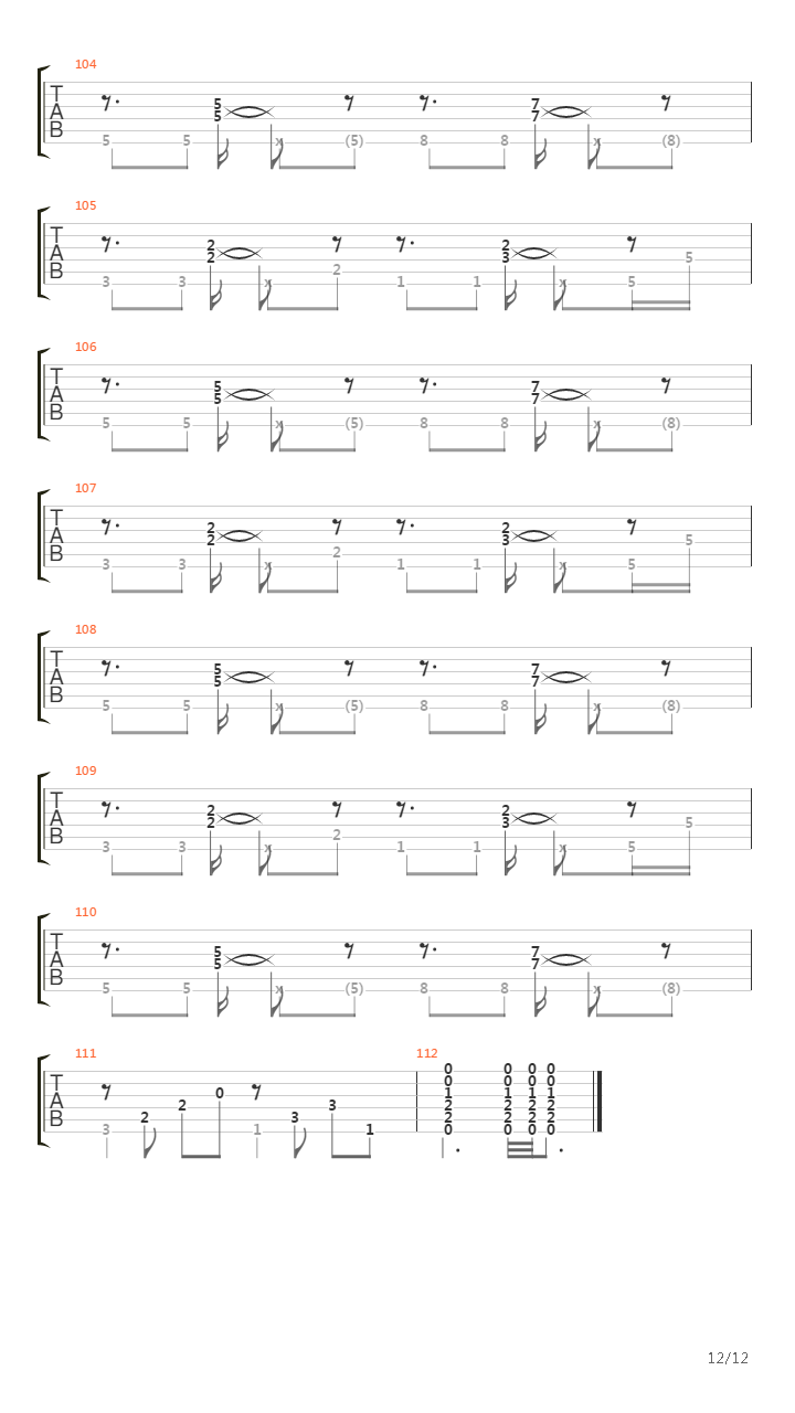 Did I Fool Ya (Composite Live Scores)吉他谱