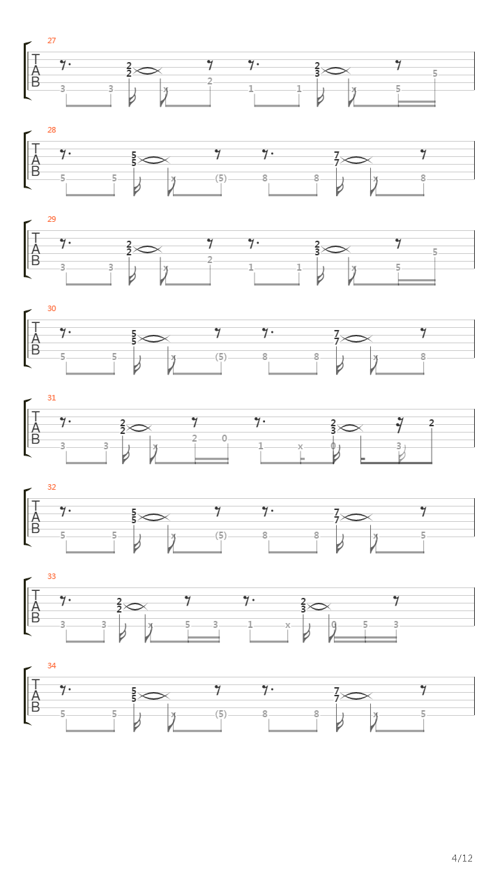 Did I Fool Ya (Composite Live Scores)吉他谱