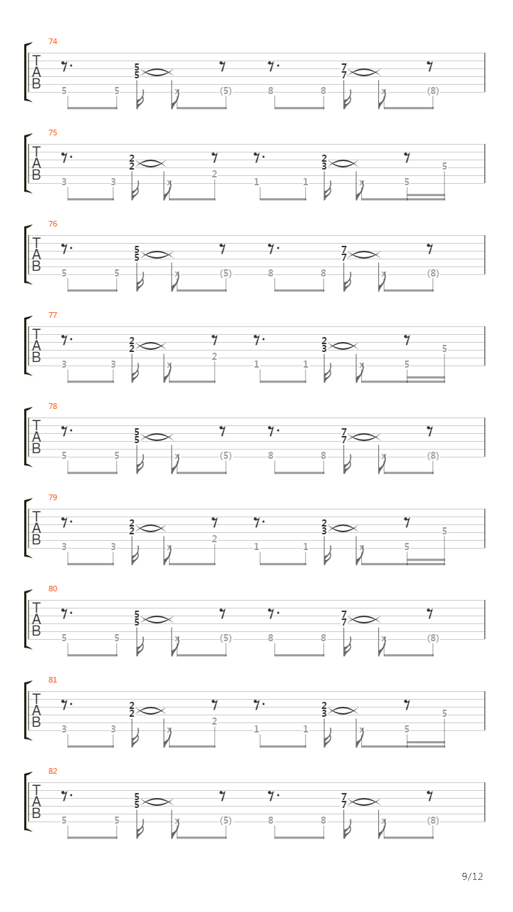 Did I Fool Ya (Composite Live Scores)吉他谱