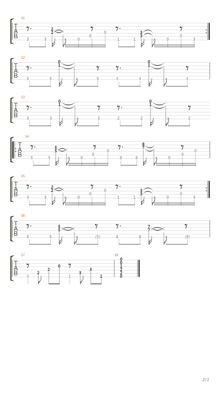 Did I Fool Ya (Simplified Version)吉他谱