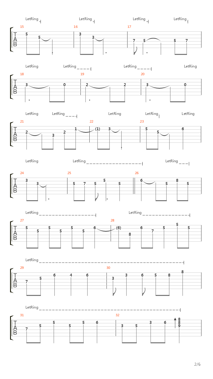 一路向北吉他谱