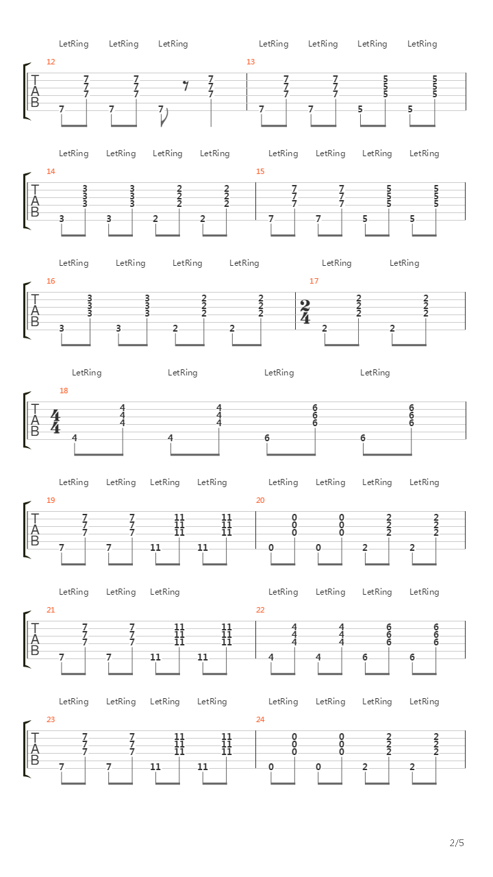 Voilà吉他谱