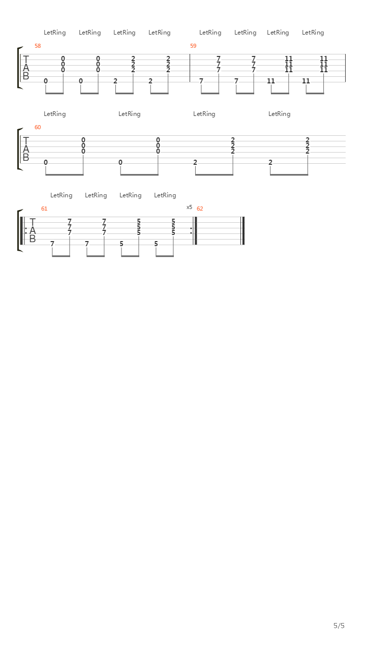 Voilà吉他谱