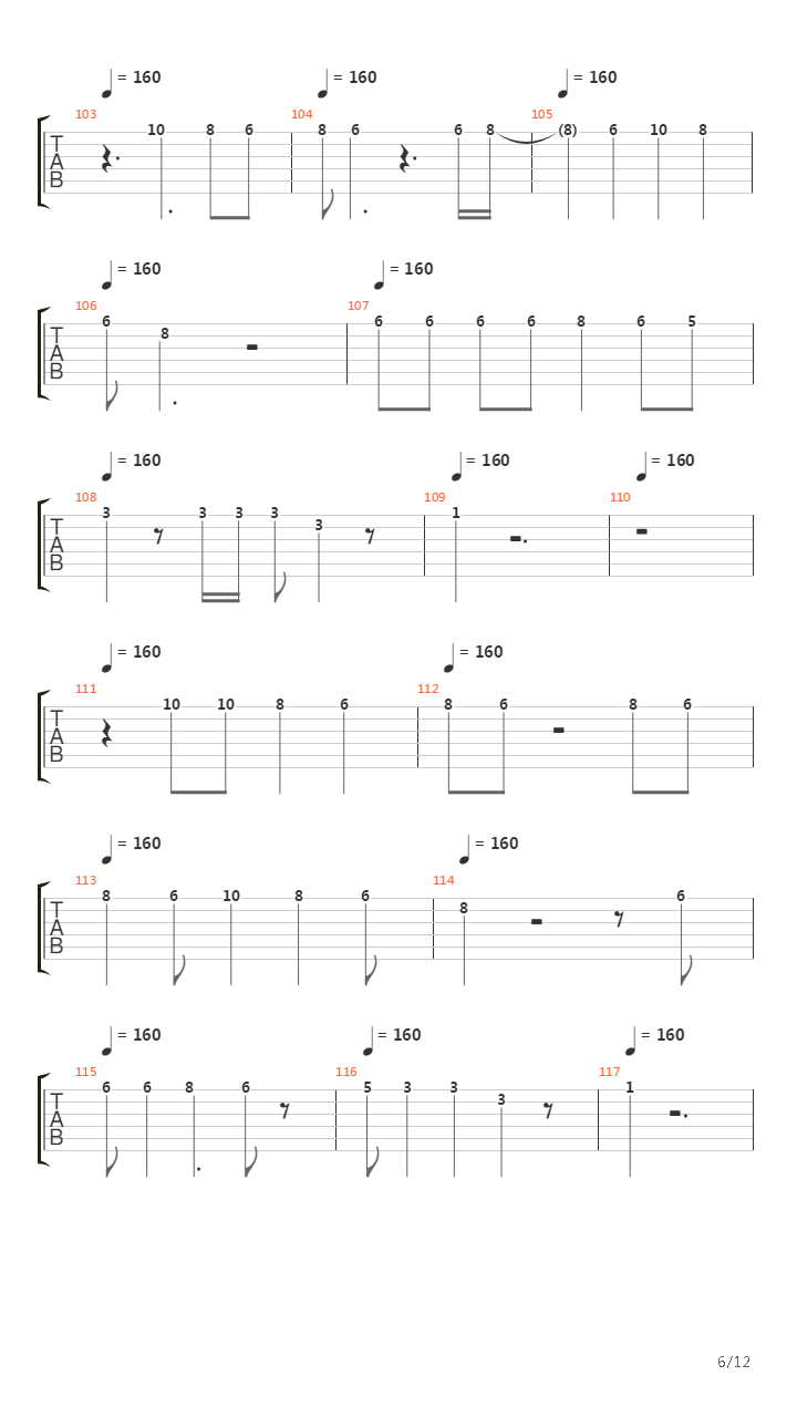 Aqualung吉他谱