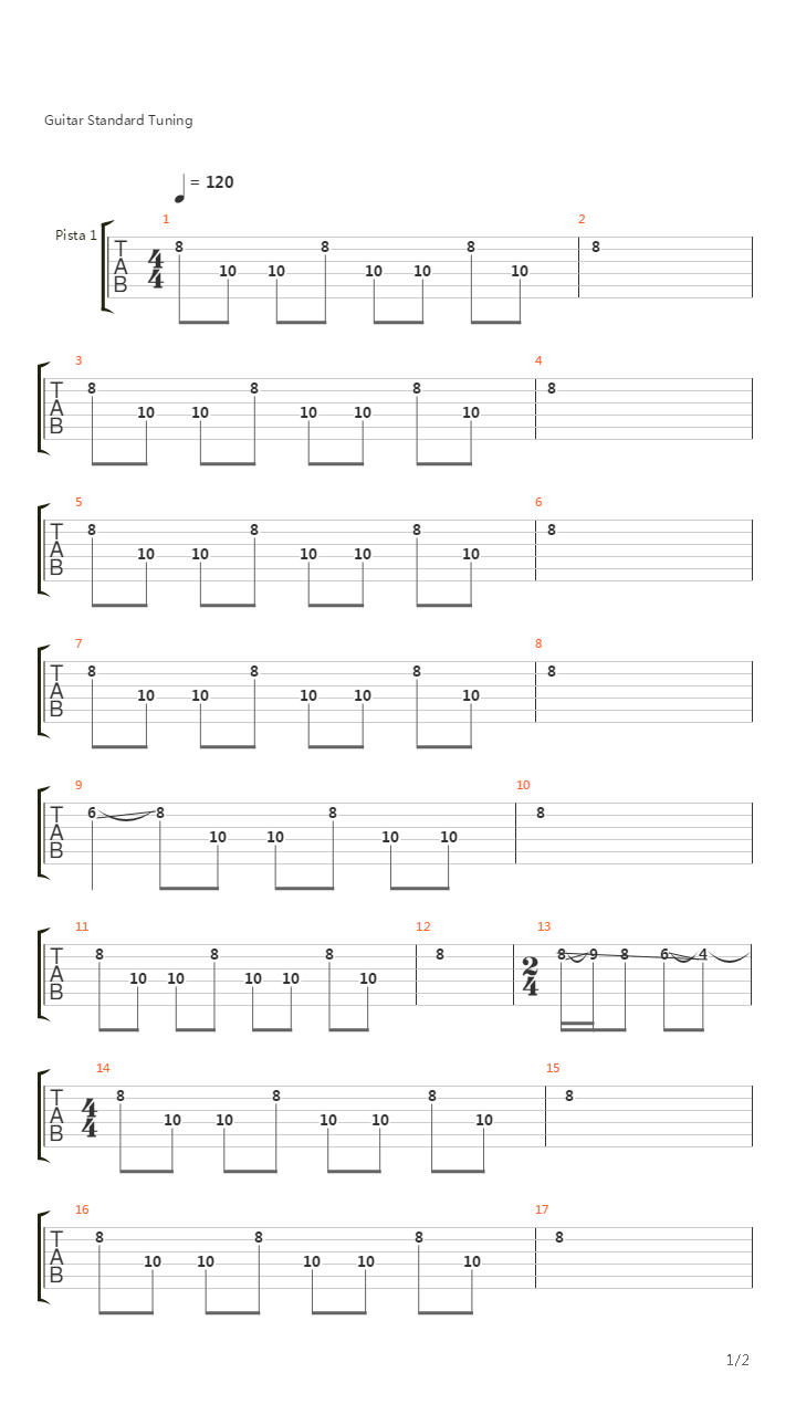 Chuva吉他谱