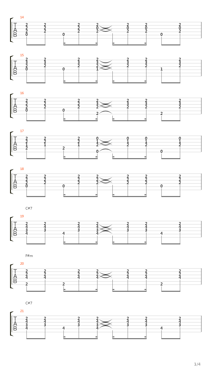 Linha De Passe吉他谱