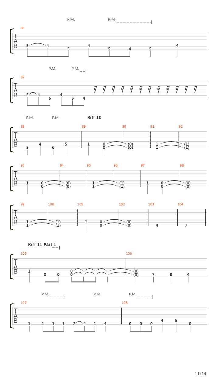 Embedded吉他谱