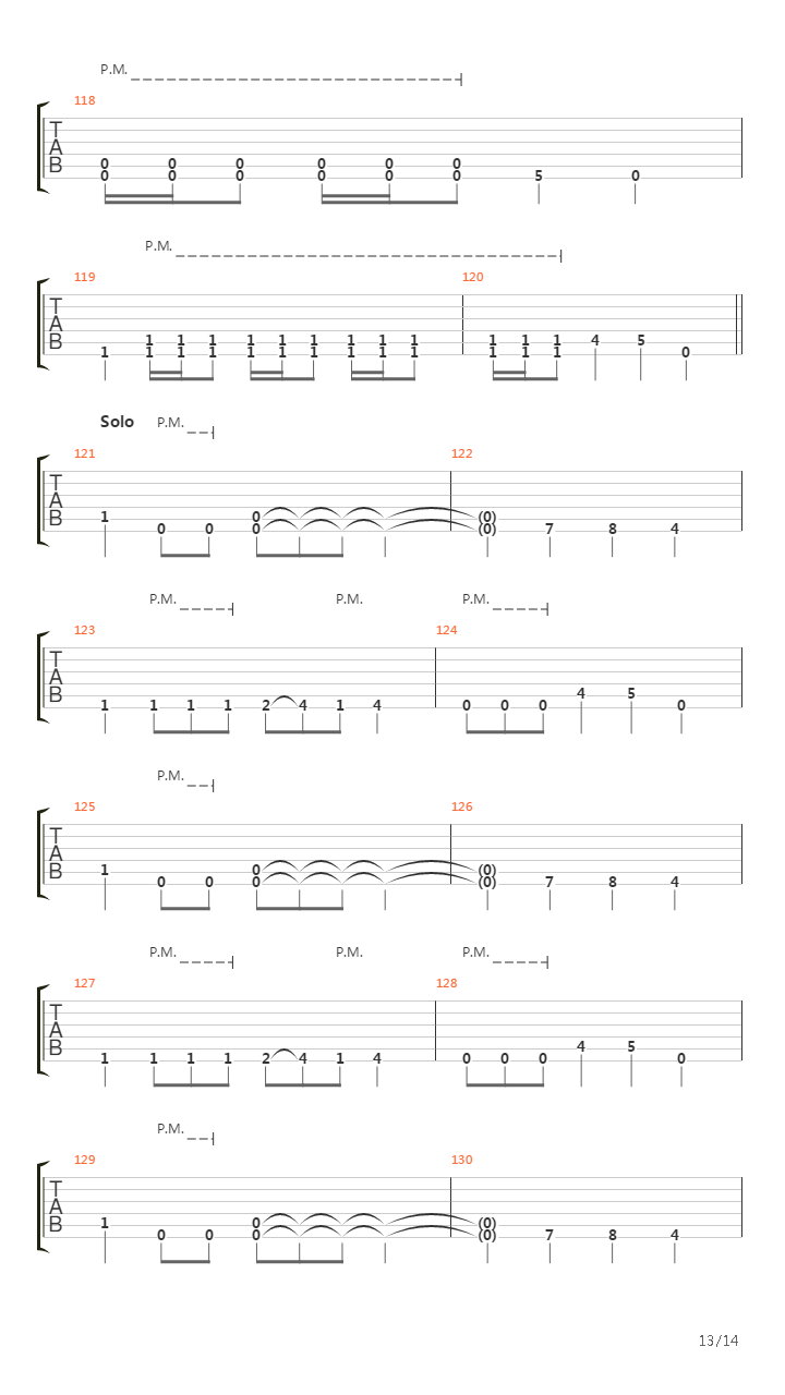 Embedded吉他谱