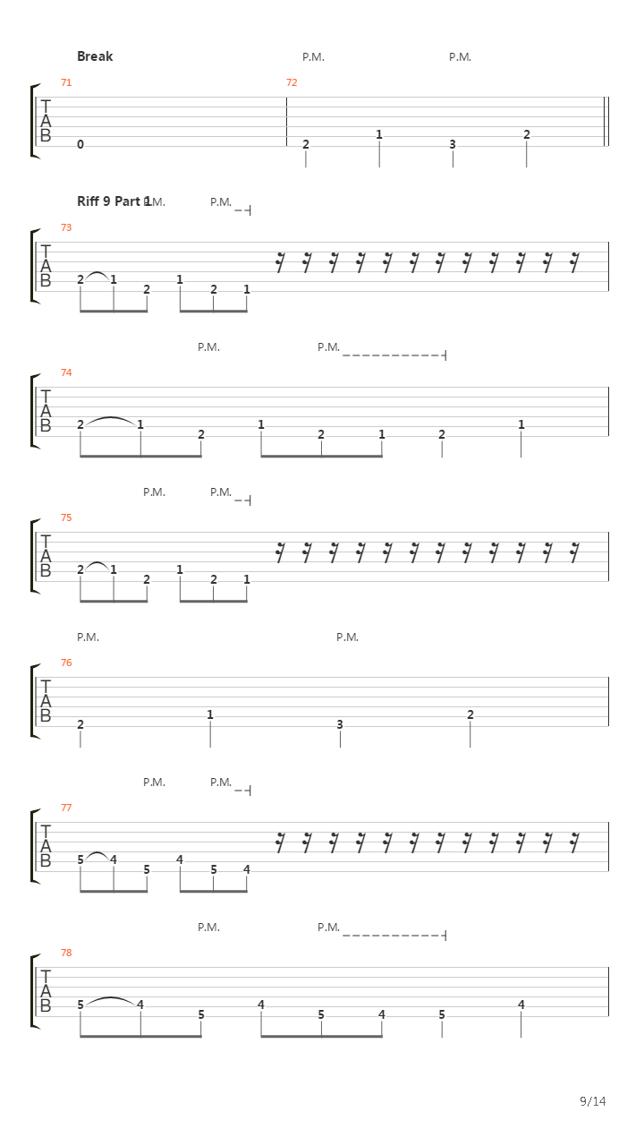 Embedded吉他谱