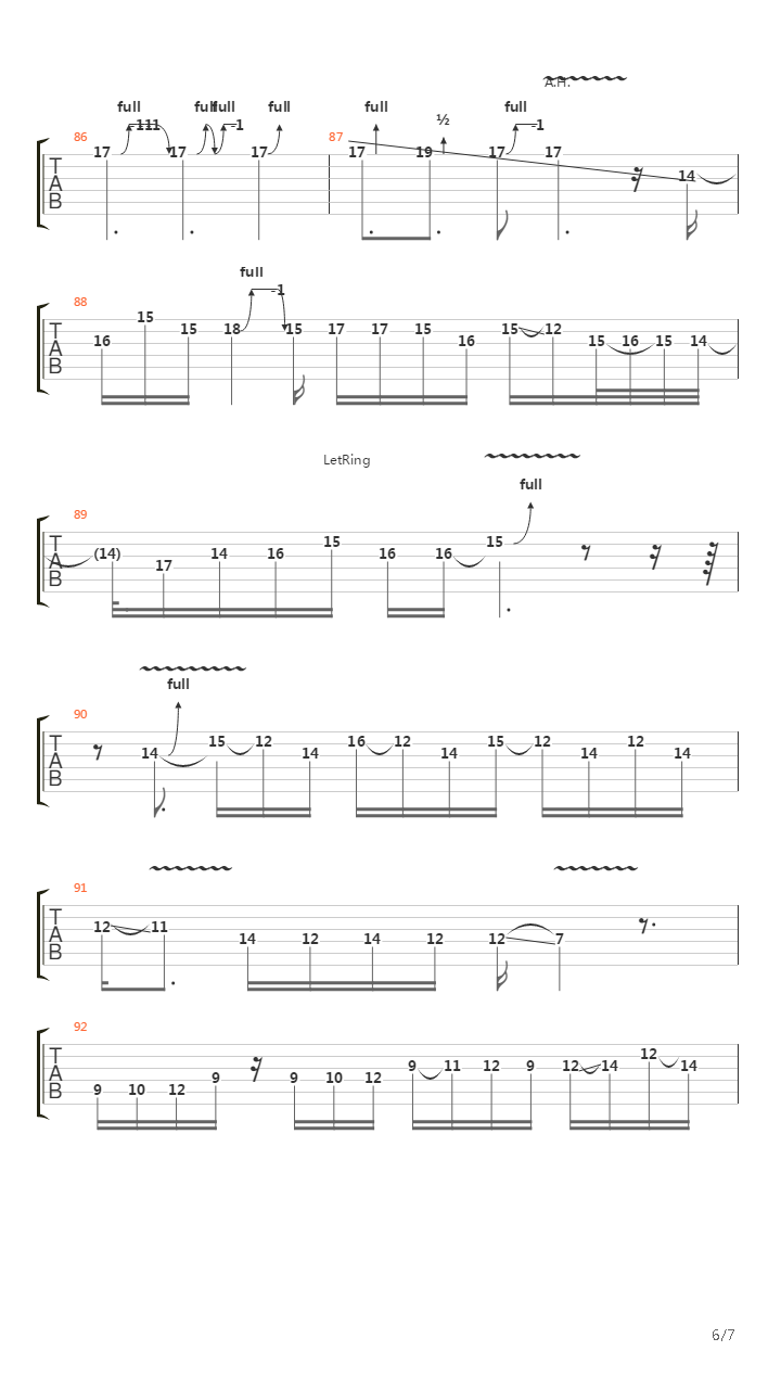 Formular 1吉他谱