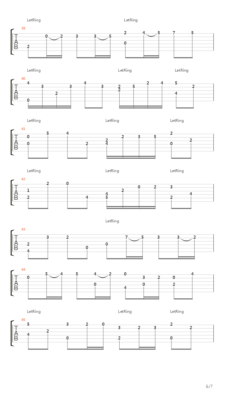 Cello Suite 3 - Allemande - Guitar吉他谱