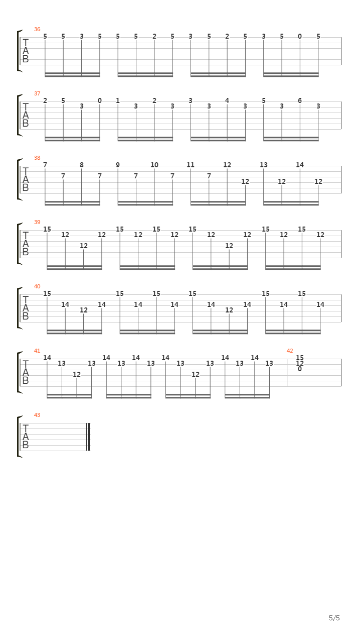 Cello Suite № 1吉他谱